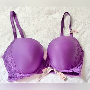 Victoria’s Secret Smooth & Lace Push up Bra 34DD/E NWT
